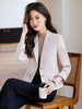Elegant Women Blazers Solid Button Long Sleeved Casual Comfortable Suits Jacket Office Lady Coat Spring Autumn Outerwear