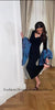 Beauty V Neck Evening Dresses Ankle-Length Taffeta Flare-Sleeve Simple Elegant Formal Occasion Dress robe de soirée
