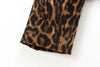 Long Sleeve Blazers Top Women 2 Pieces Leopard Printed Mini Skirt Sets Women's Suit Two Piece Set Women Outfit