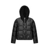 Women Down Jacket 90 Percent Down Fill Layered Look Loose Fit Everyday Style Winter Cold Weather Outdoor Layer