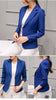 Blazer Ladies, Pocket Jacket, Slim Fit Long-sleeved Korean Style Office Traf Tangada