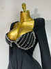 Women Sexy Sparkly Beading Bandage Dress Long Sleeve Bodycon Celebrity Party Elegant Evening Club Pary Dresses