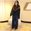 Autumn Solid Lace Up Jacket For Women High Street Turn Down Fur Collar Long Sleeve Belt Coats Lady Chic Street Outerwear