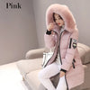 Zipper Pockets Design Plus Size Jacket Women Winter Collar Hooded Parka Clothing Elegant Slim Warm Thick Female Coat
