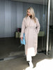 Women Winter degree Thick Coat Warm Parka Oversized Maxi Long coat with belt Casual Outerwear