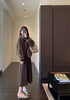 Autumn Winter Female Lamb Wool Faux Fur Tops Coat Women Stand Collar Short Fur Jacket Ladies Long Sleeves Plush Outerwear