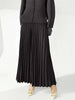 niche design pleated pants for women loose casual wide leg elastic waist trousers spliced tide straight 2DB2555