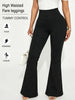 Women's Soft Flare Pants High Waisted Tummy Control Workout Yoga Leggings Bell Bottoms