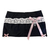 Y2K Adjustable Waist Mini Skirt Harajuku Girl Solid Color Retro Gray Denim Skirt Women Gothic Slim Hip Low Waist Short Skirt
