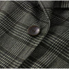 Women Casual Plaid Windbreaker Turn-down Collar Long Sleeve Belt Waist Jacket Spring High Street Lady Commute Coat