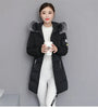 Parkas Women Winter Jacket Coat Hooded Fur Collar Outwear Female Parka Thick Cotton Padded Female Overcoat