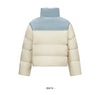 Down Jacket Women Waterproof Patchwork Oversize Stand Collar Winter Coat