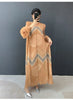 Vintage Chic Printting Straight Pleated Women's Dress Hand-Cranked Floral Long Dresses Spring Clothing 2DB6498