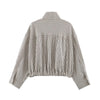 Women's Jacket Autumn Long Sleeve Loose Plaid Jacket for Women Casual Stylish Chic Personality Oversize Ladies Outwear