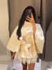 Women's Brown Belt Cropped Poncho Jacket For Women Demi-season Button Cape Cloak Coat Jackets Winter Autumn Spring Black White