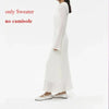 Spring Autumn O-Neck Elastic Knit Long Dresses Women Elegant Chic Soft Lady Hollowing Sweater Dresses Femme