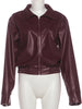 Zipper Jacket Woman Faux Leather Autumn Lapel Full Sleeve Hottie High Street Versatile Style Basic Coats