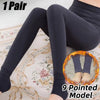 Autumn Winter Fleece Lined Pearl Velvet Over-the-Knee Leggings for Women Thickened Warm Tights for Cold Weather