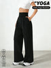 High Waist Yoga Pants for Women Tummy Control Leggings Stretchy Soft Workout Wide Leg Pants Comfortable Casual Pants
