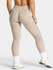 Histello Women Fitness Leggings High Waist Leopard Print Seamless Tummy Sculpt Butt Lift Stretch Slim Gym Jogging Sports Pants