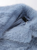 Faux Fur Women's Coat Turn down Collar Long Sleeve Button Pocket Soft Overcoat Thick Warm Winter Outerwear for Ladies