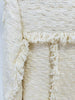 High Street Designer Women's Tassel Fringed Tweed Trimmed Jacket