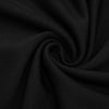 Casual Women Pullover Turtleneck Black Elegant Long Sleeve Midi Dress Ruffles Sexy Party Evening Night Club Dress