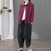 Women Corduroy Jacket Korean Version Retro Versatile Casual Jacket With Pockets Solid Loose Top Outerwear Coat S-6XL