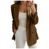 Corduroy Women Business Casual Suirt Jacket Long Sleeve Notched Lapel Casual Work Suit Jackets Light Jackets For Women Plus Size