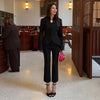 Elegant Women's Jacket V-neck Single Breasted Slim Wasit Female Solid Jackets Early Spring Chic Lady Blazers