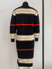 Print Long Cardigan For Women Autumn Winter Clothes Knit Loose Outerwear Soft Sweater Coat Streetwear Cover Up