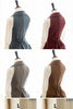 Autumn Winter Clothing Set Ladies Elegant Long Sleeve White Shirt Blouses Retro Vest with Fishbone Skirt Lolita 3 Piece Outfits