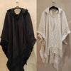 Wedding Party Cloak Hooded Knitted Shawl Bohemian Winter Warm Ladies Tassel Cape Oblique Stripe Wraps Scarf Coat