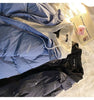 Korean Winter Leisure Cotton Clothes Women Parker coat Y2K Multi-functional Fake Two Pocket Zipper Down Jacket Thick Coat