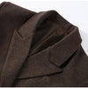 Chic Solid Women's Woolen Coat Lapel Double-Breasted Full Sleeve Waist-Closed Lady Coats Spring Female Streetwear