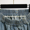 High Waist Casual Denim Skirts Women Vintage Style Single-breasted Basics Female A-line Long Skirts B3848