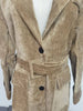 Casual Brown Velvet Blazer for Women Winter Thickened Long Sleeve Lapel Jacket Stylish Versatile Outerwear