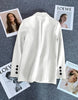 Elegant Office Lady Blazers for Women Long Sleeve Single Button Blazer Coats Female Top Suit Jackets Outerwears