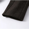 Autumn Winter Fur Lapel Woolen Jacket For Women Brown Elegant Long Sleeve Single Breasted Coats Lady Chic Street Outerwear
