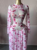 Women Paisley Printed Big Swing Ruffles A-line Mesh Maxi Dress Parties Vacation Education Long Dresses Vestidos