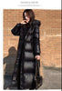 Winter Over The Knee Warm Jacket Hooded Outwear Female Parka Thick Down Cotton Padded Women Long Cotton Bread Coat 4XL