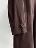 Women Coffee Brief Belted Big Size Long Trench Lapel Long Sleeve Windbreaker Tide Spring Autumn 1DJ3893