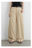 Women Jeans Solid Loose Casual Split Wide Leg Denim Pant Workwear Female Trousers Spring Autumn