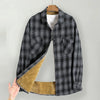 Winter Plus Velvet Thick Warm Plaid Shirt Coat Women Harajuku Long Sleeve Casual Check Blouse Thermal Fleece Woman Outwear