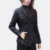 Light Thin Winter Clothes Cotton-padded Jacket Ladies Slim Short Ruffled Suit Parkas Coat Female Overcoat