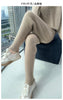 100% Mink Cashmere Knitted Feet Pants Women's Elastic Waist Slim Trousers Warm Joker Radish Pants Autumn Thick Leggings