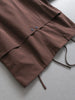 Safari Style Flowing Stand Collar Scarf Ribbons Long Sleeves Top Autumn Korean Style Solid Color Women's Coats