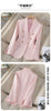 Korean Spring Autumn Double-breasted Temperament Loose Blazer Women Casual Blazers Woman Outwear Top Ladies