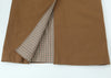 Double Sided Plaid Long Jackets For Women Single Breasted Long Sleeve Commute Street Female Trench Coat Autumn Chic Outwear