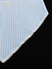 Loose Blue Stripe Women's 3 Pieces Set Elegant Long Sleeve Shirt + Corset With High Waist Wide Pants Set